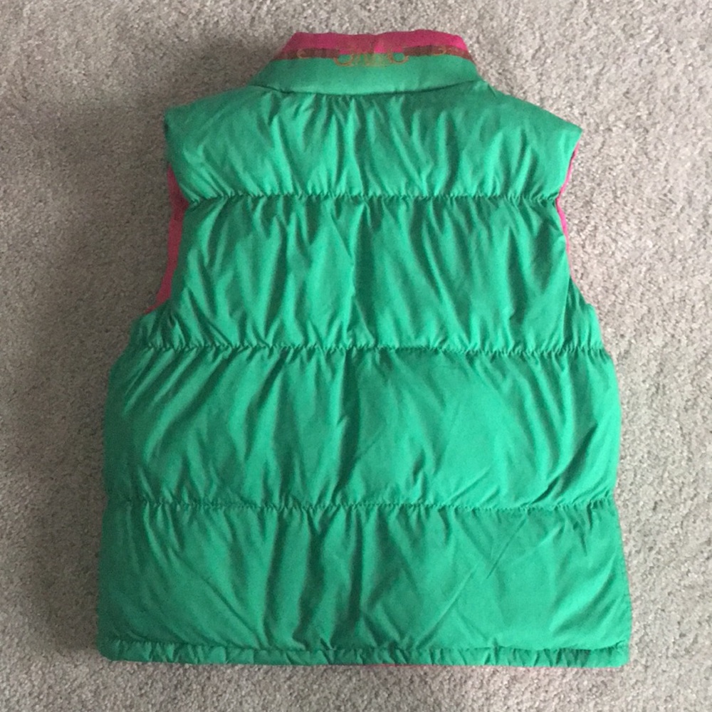 Ralph Lauren Reversible Puffer Vest (size M/8-10) - Picture 5 of 7